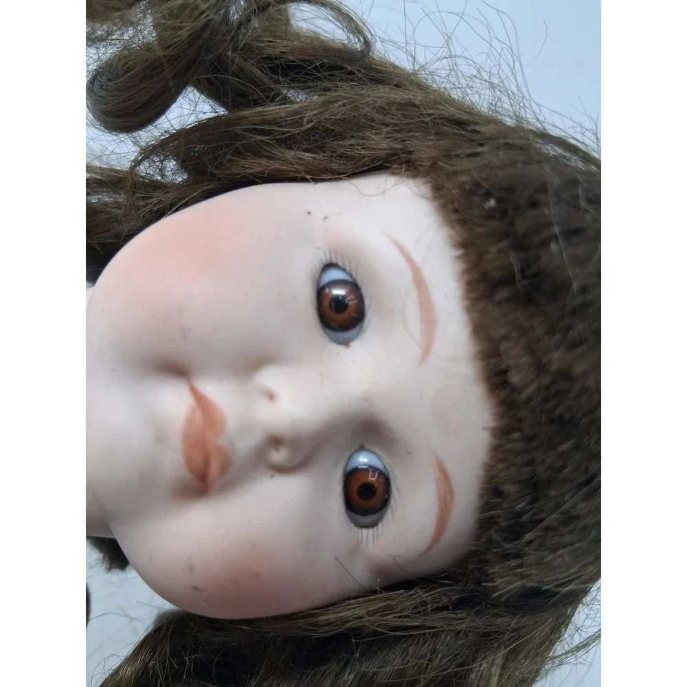 Bradley Dolls Porcelain Bisque Limited Edition 1295/1500 Brown Hair Vintage  w